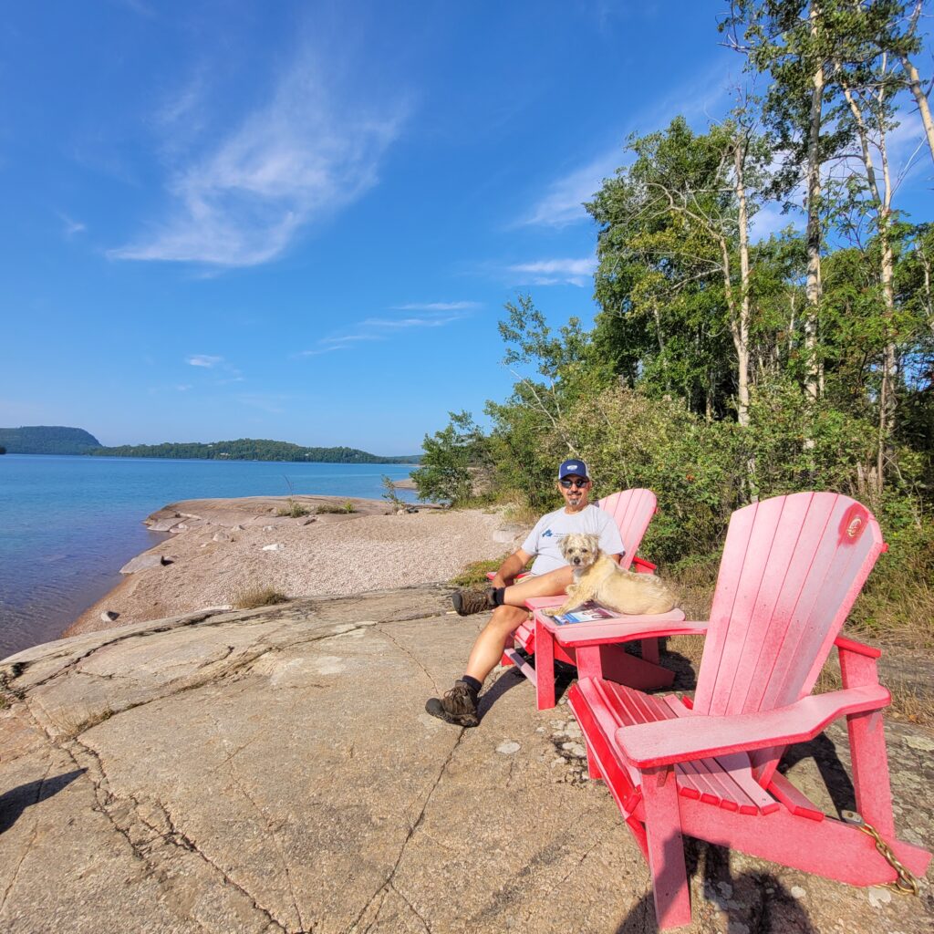 Parks Canada Red Chairs, Rossport Coastal Trail